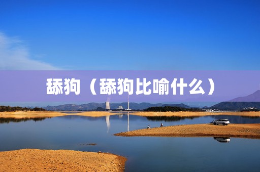 舔狗（舔狗比喻什么）